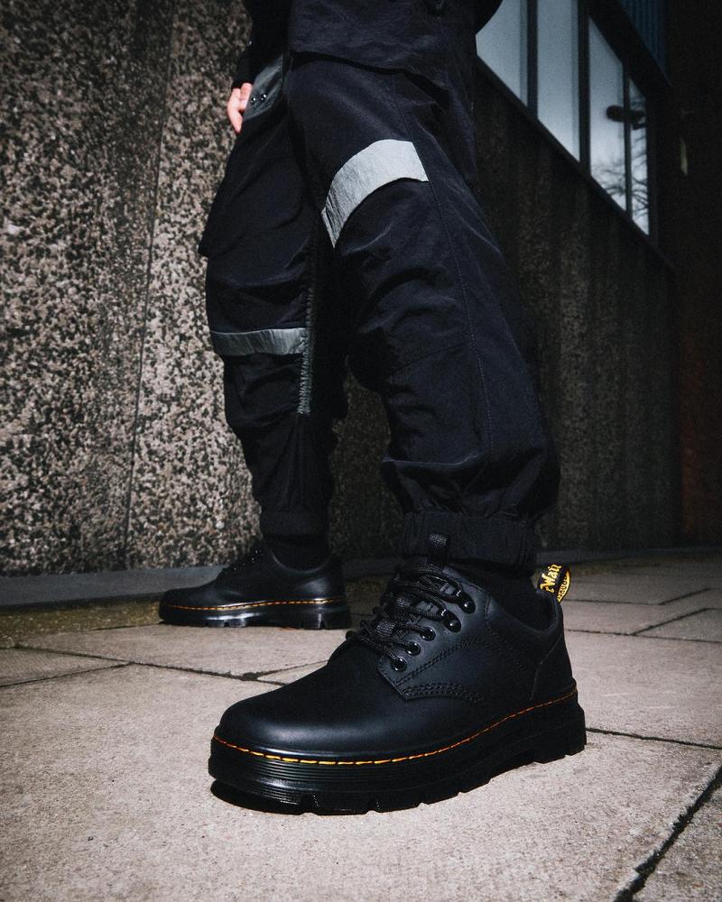 Dr Martens Reeder Wyoming Lær Fritidssko Herre Svarte | Norge 327BEX